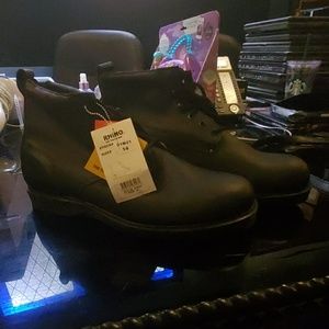 Rhino Black Mens Work Boots Waterproof BRAND NEW